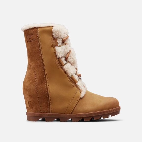 Sorel Women’s Joan of Arctic Wedge Shearling Boot 9 - Picture 2 of 13